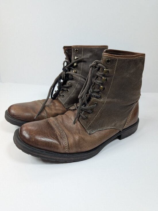 Men\'s Aston Grey Collection Redwood Genuine Leather Lace Boots 1006868 Size 10 main image 13